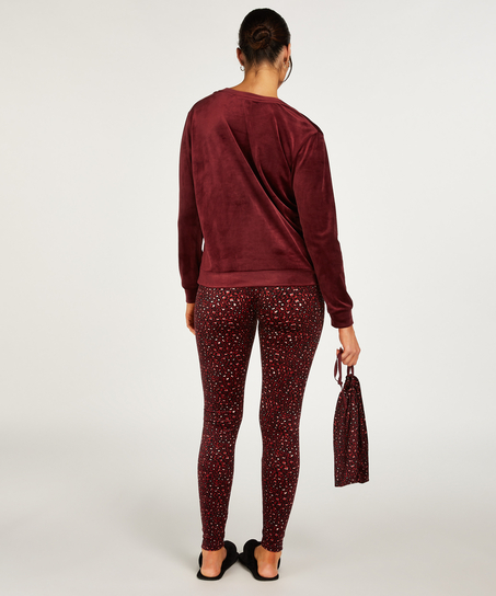 Piżama z torbą, Fioletowy