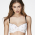 Vanessa Padded Underwired Bra, Biały