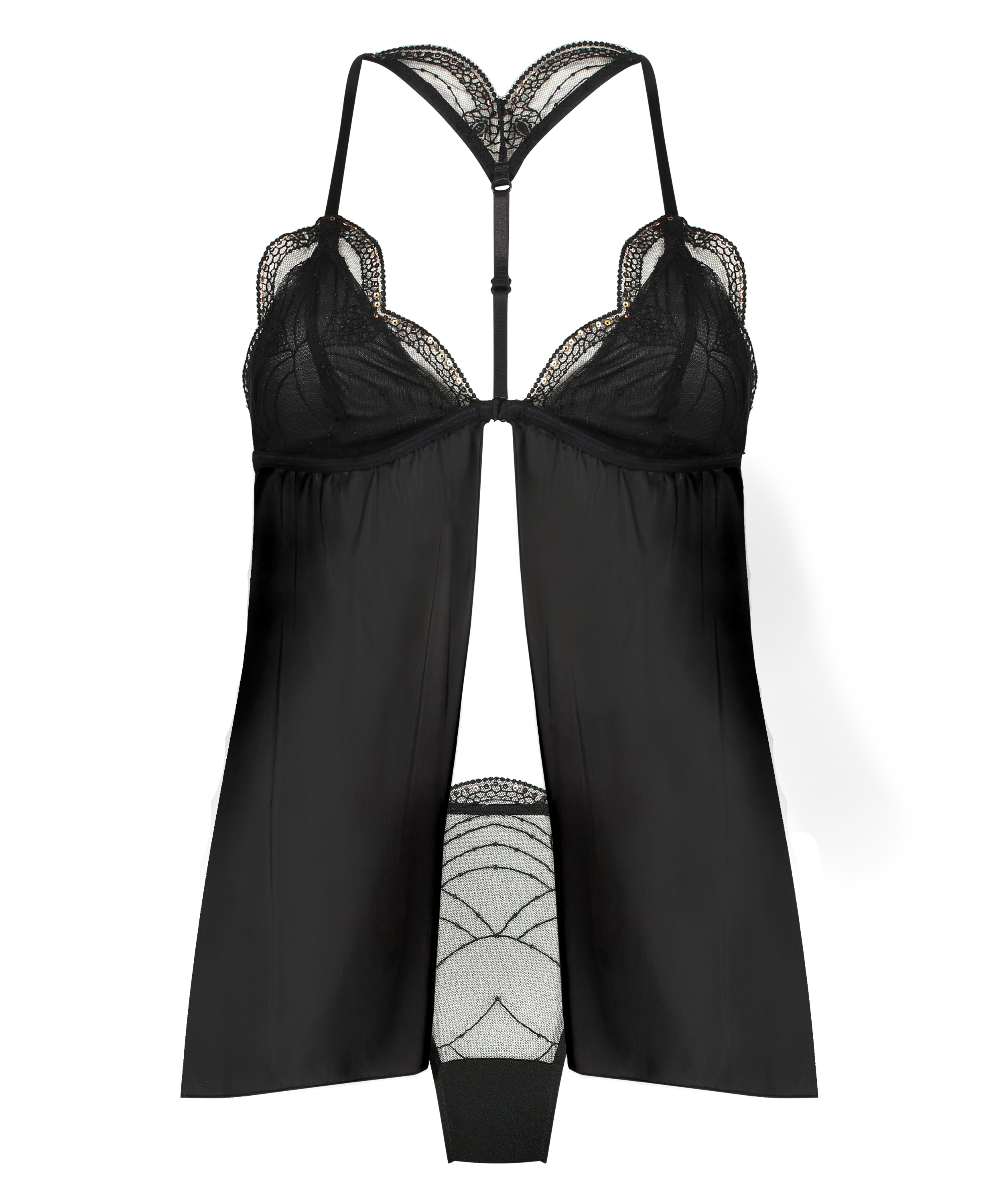 Babydoll Ruby, Czarny, main