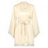 Satynowe kimono Meili, Beżowy