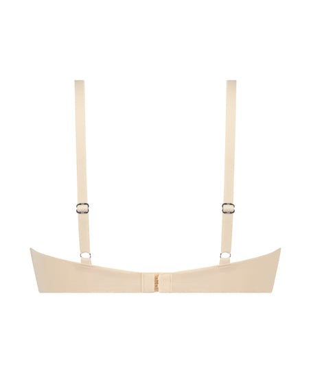 Biustonosz usztywniany z fiszbinami Smooth, Beżowy