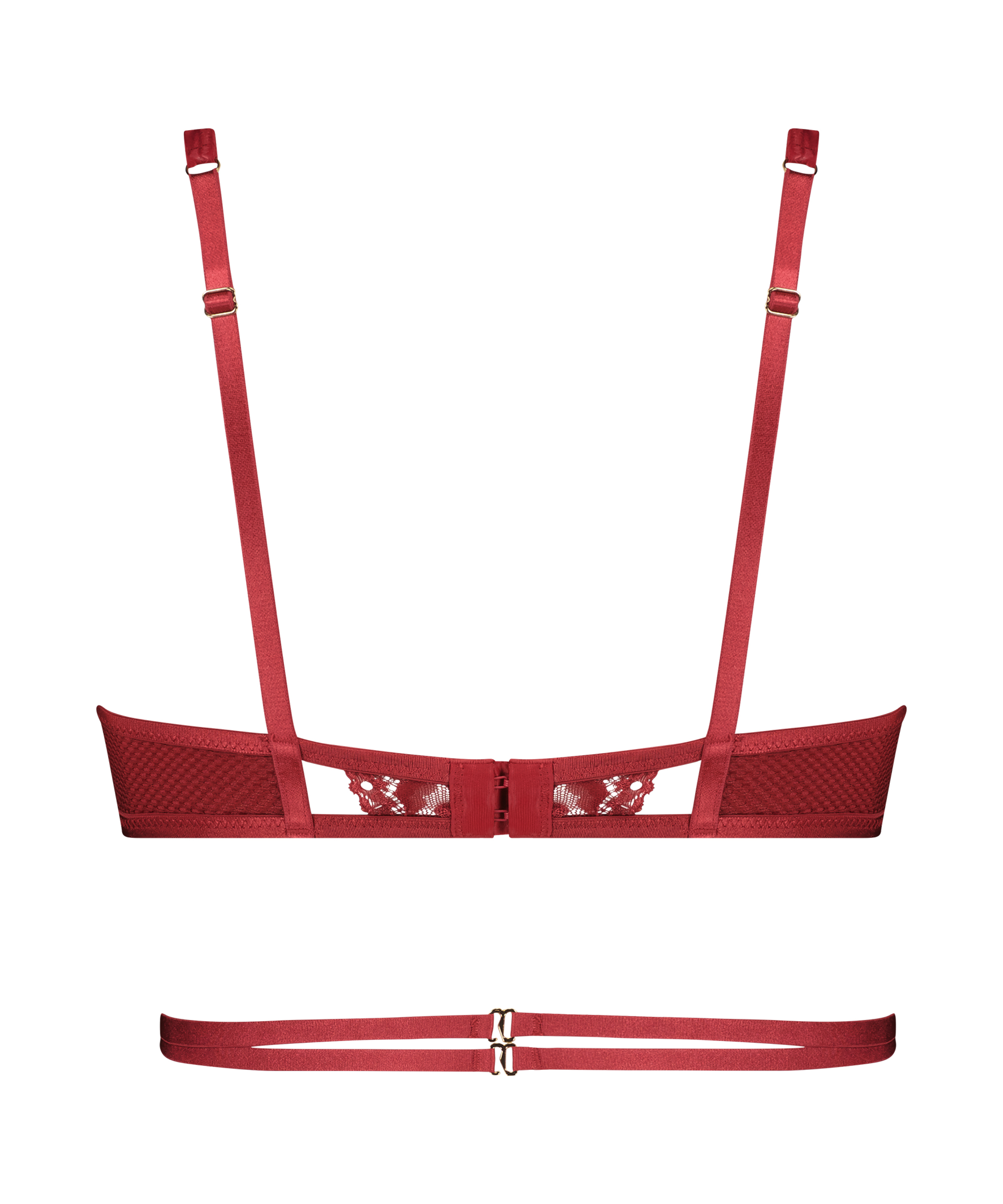 Biustonosz bralette Pleasure, Czerwony, main