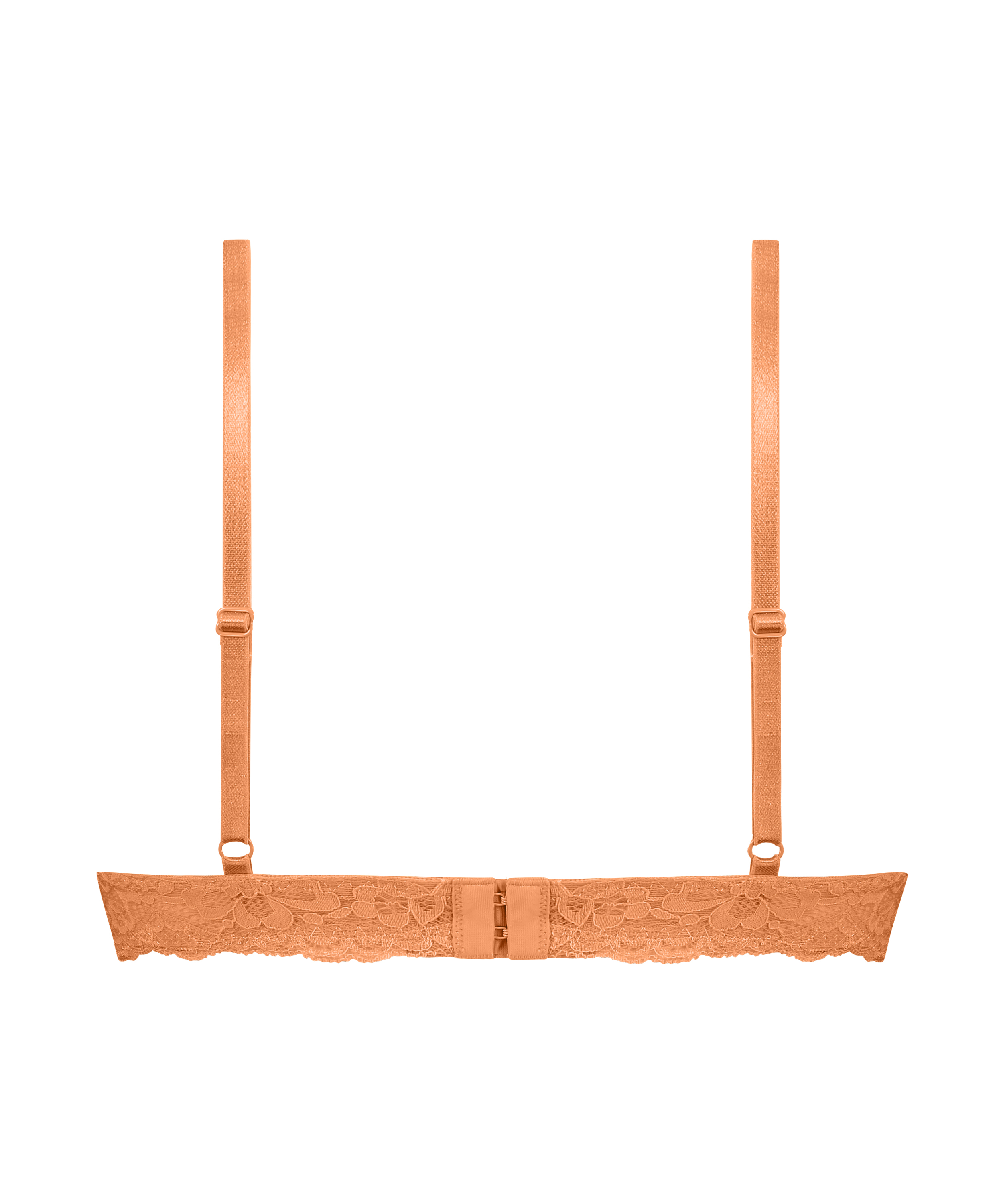 Wyściełany biustonosz push-up z fiszbinami Marine, Pomarańczowy, main