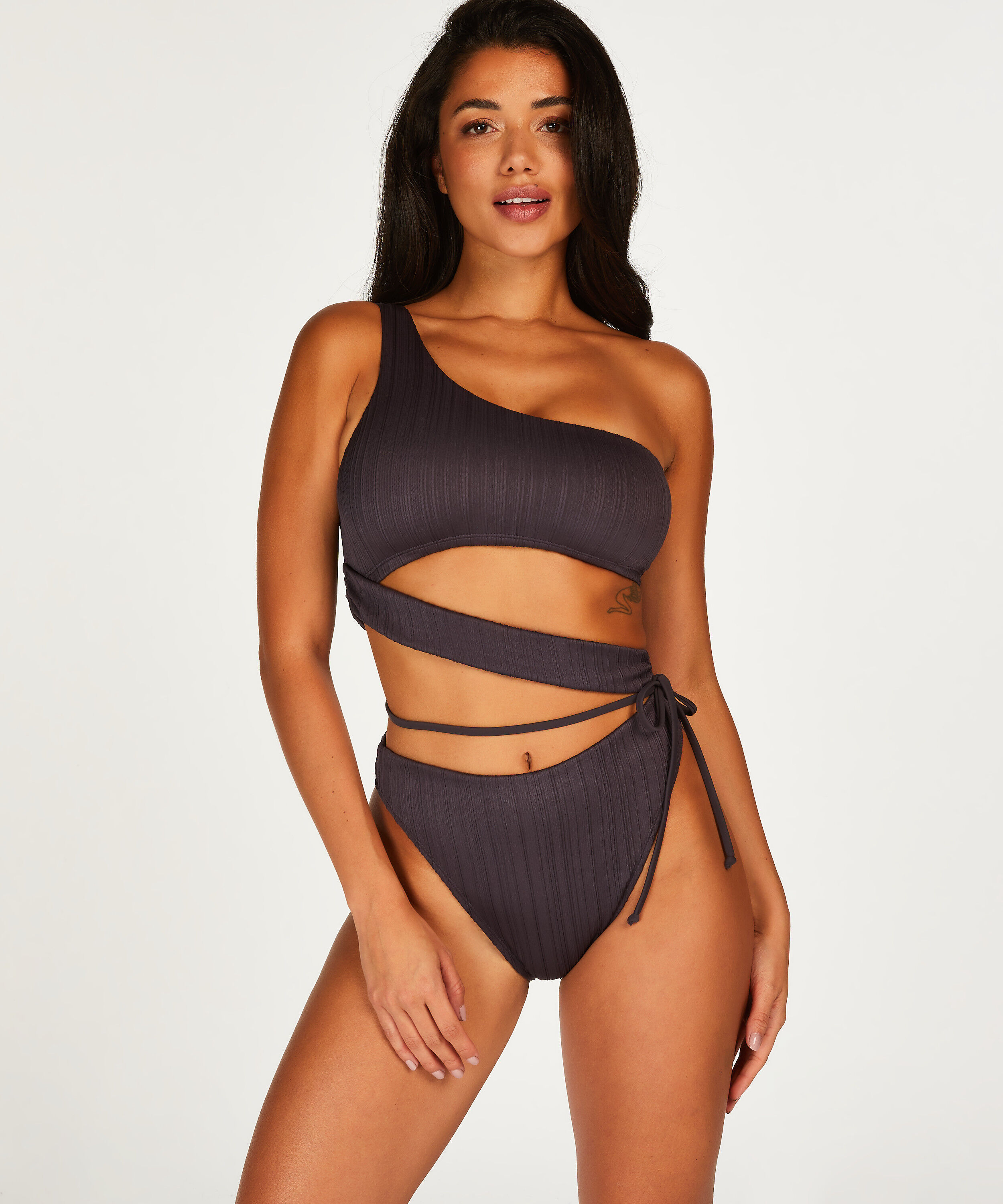 Str&oacute;j kąpielowy Lisbon, Szary