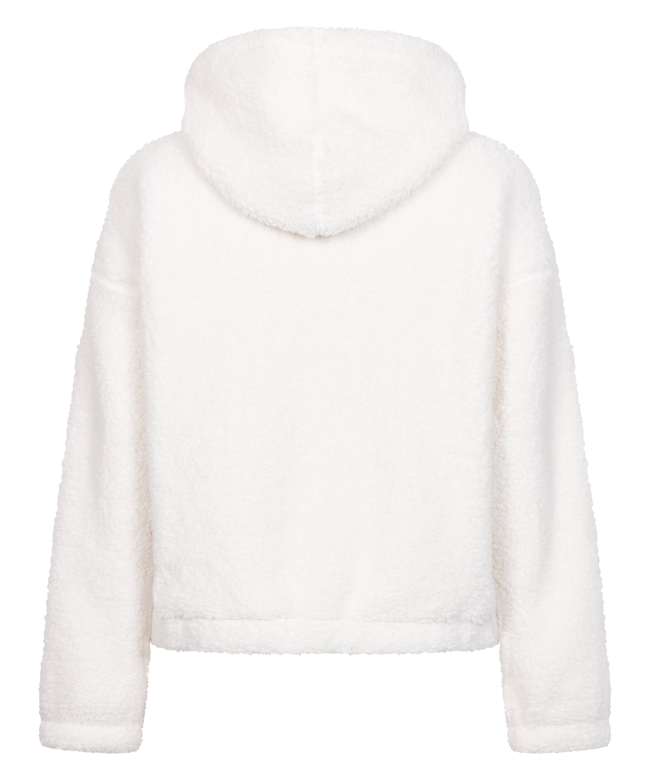 Polarowa bluza z kapturem Snuggle, Biały, main