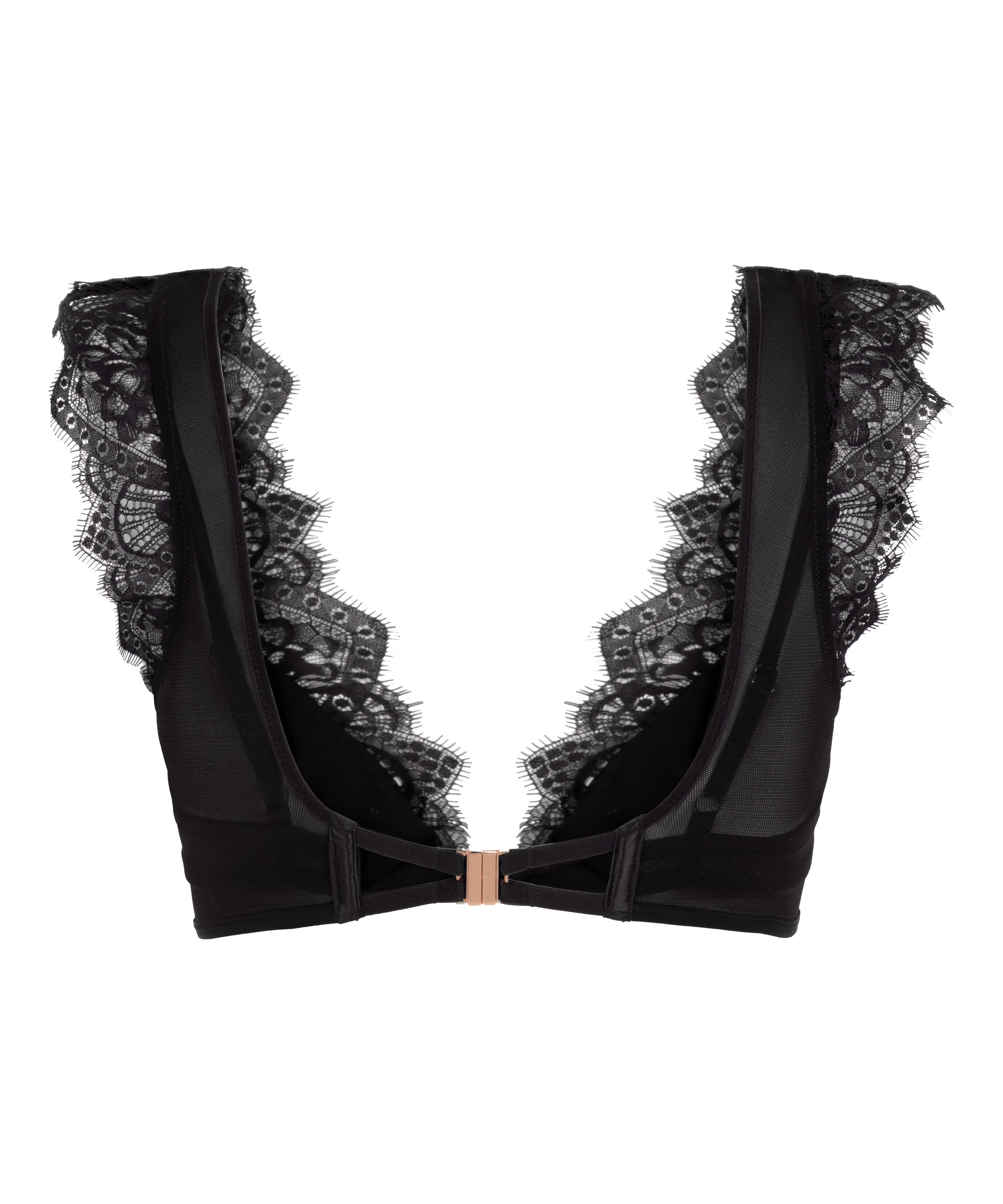 Usztywniany zabudowany biustonosz z fiszbinami Zoe, Czarny, main