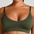 Tr&oacute;jkątny biustonosz bralette Dide, Zielony