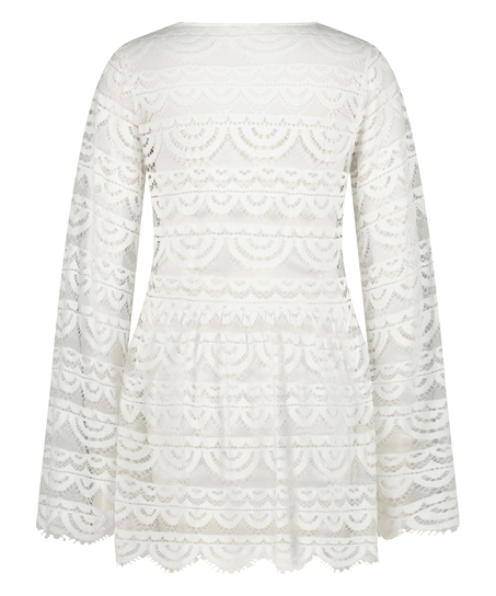 Sukienka plażowa, Biały