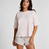 Zestaw Piżamowy Cotton Jersey Kr&oacute;tki, Fioletowy