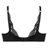 Nikki padded underwired bra, Czarny