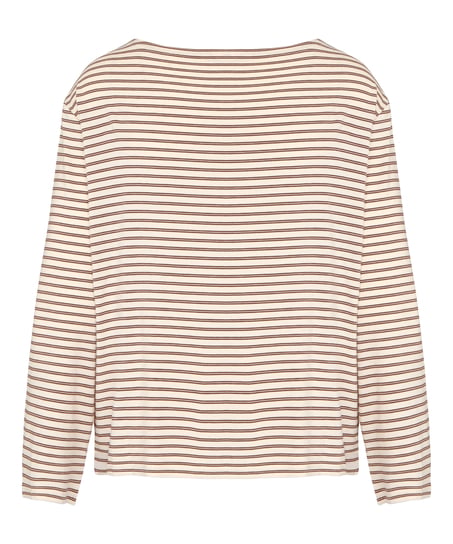 Pyjama Top Loose Jersey, Biały