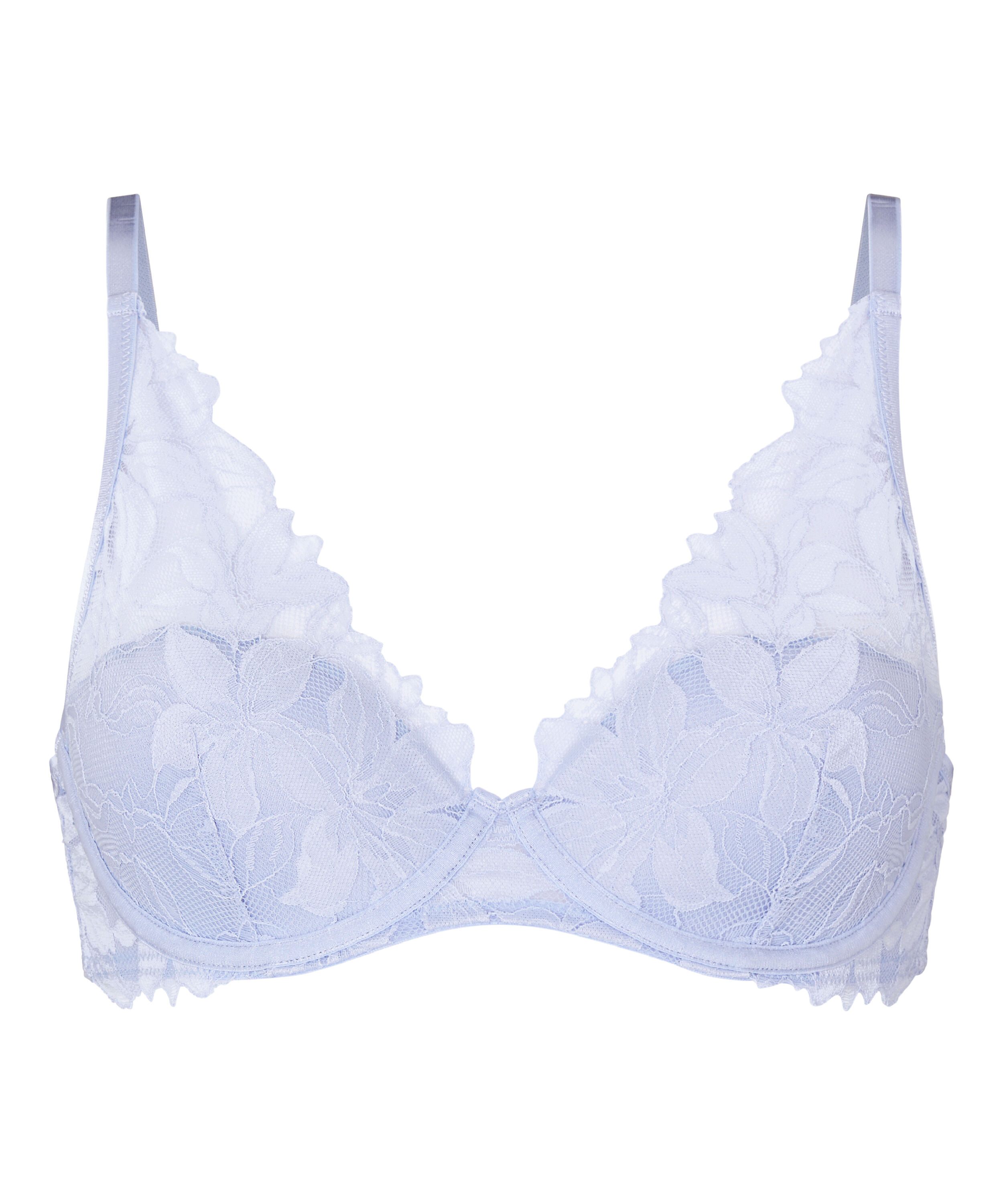 Biustonosz usztywniany marki Ingrid z fiszbinami, Fioletowy