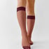 Skarpetki Sheer Back Seam, Fioletowy