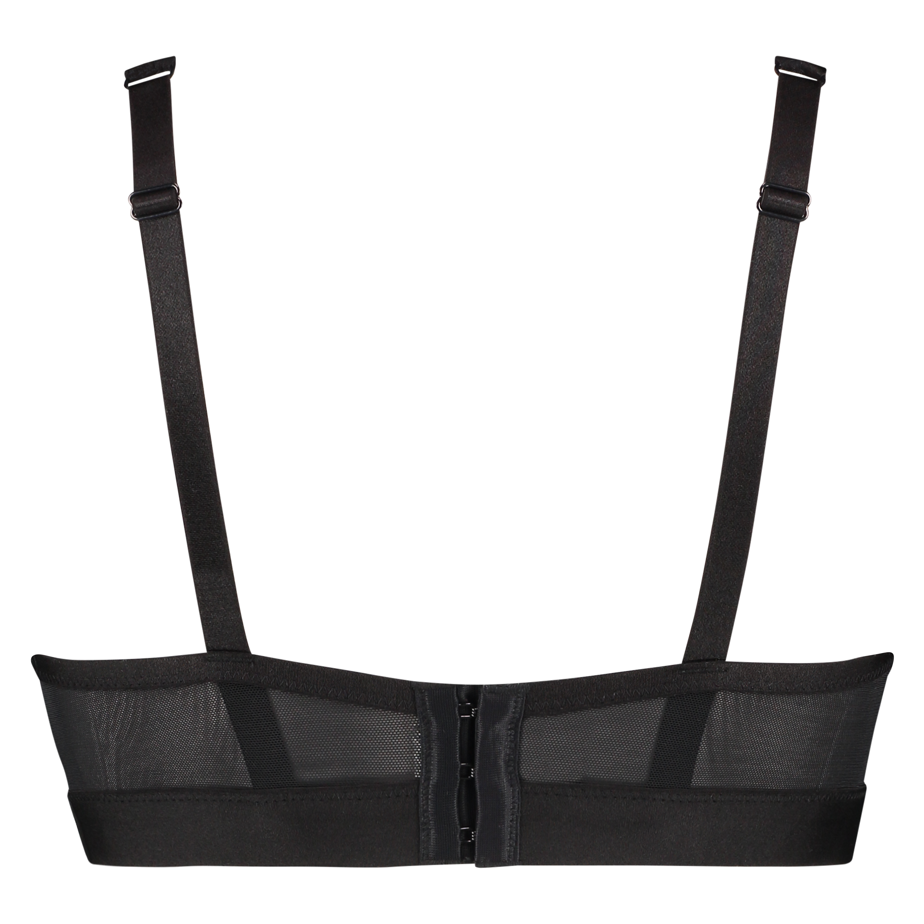 Amelia non-padded underwired bra, Czarny, main