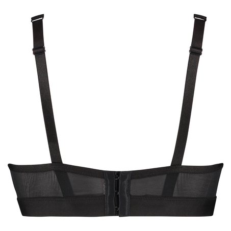 Amelia non-padded underwired bra, Czarny
