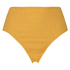 Goldenrod high leg bikini bottoms, Żółty