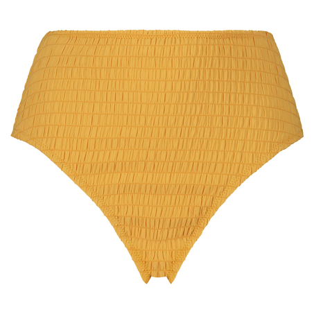 Goldenrod high leg bikini bottoms, Żółty