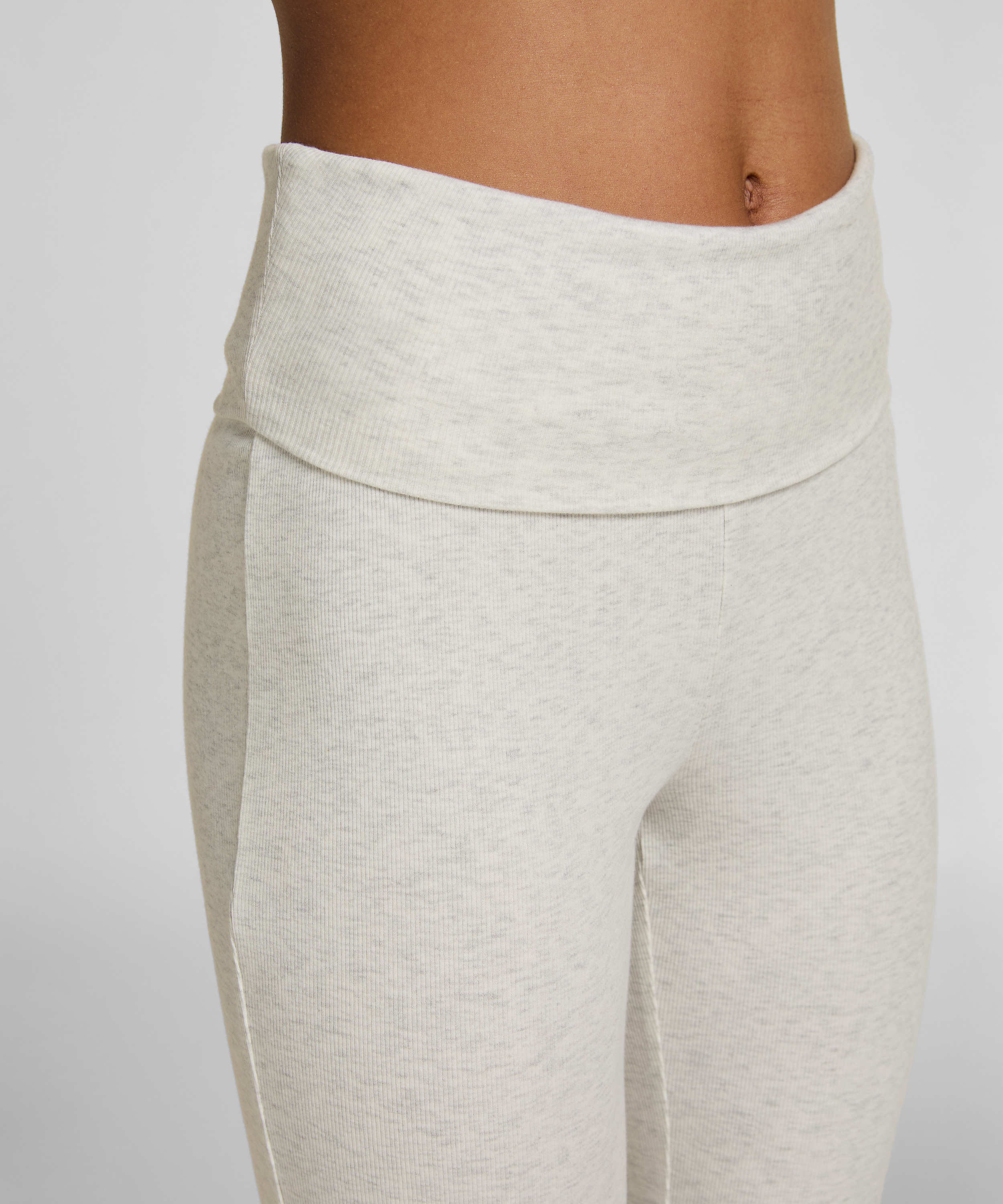 Flared Lounge Pants, Szary, main