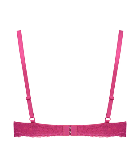 Wyściełany biustonosz push-up z fiszbinami Marine, Różowy