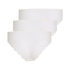 Niewidoczne majtki brazyliany 3 pary, Biały