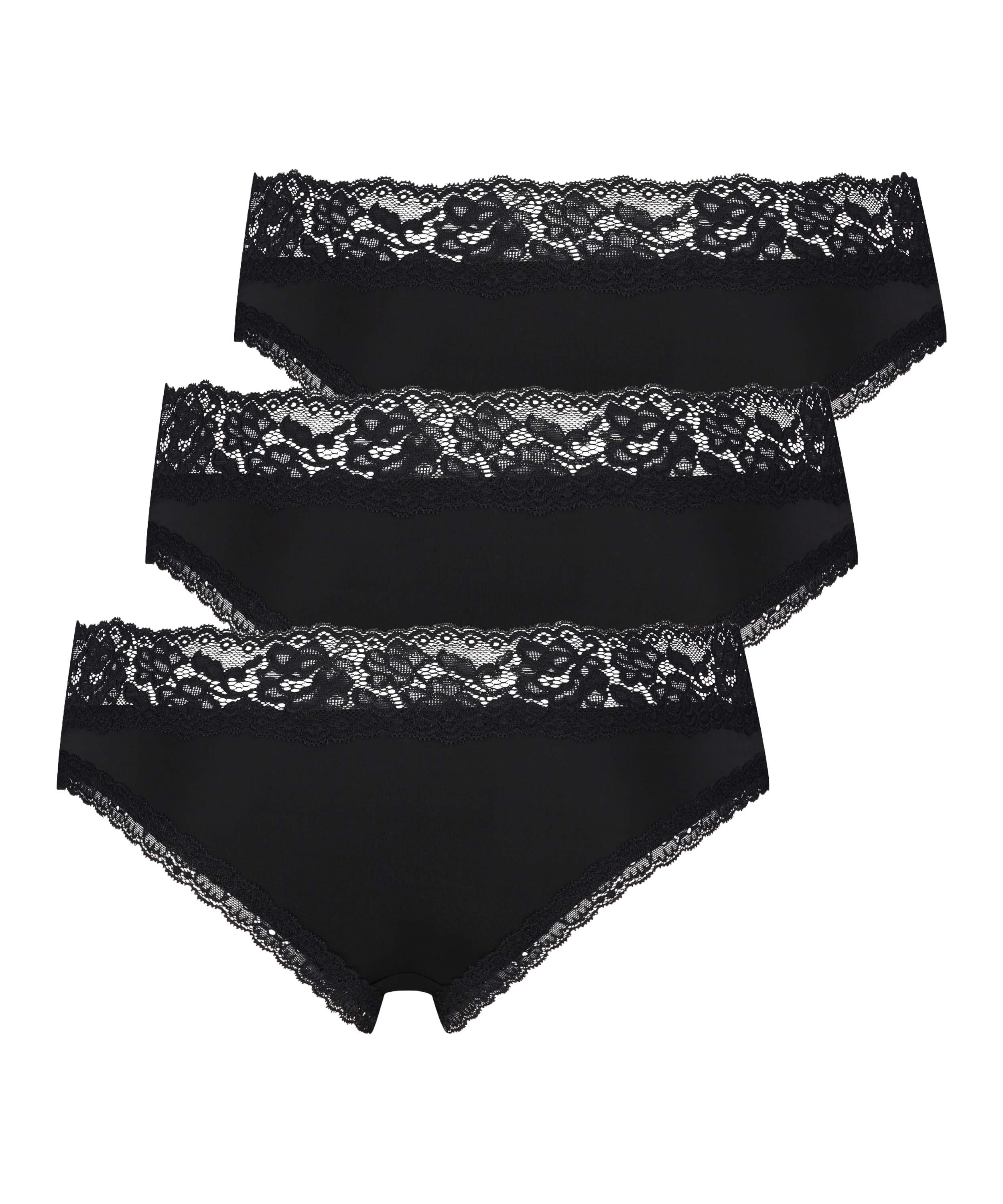 3-pack Dakota brasilian short, Czarny, main