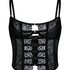 Biustonosz Bustier Kristina, Czarny