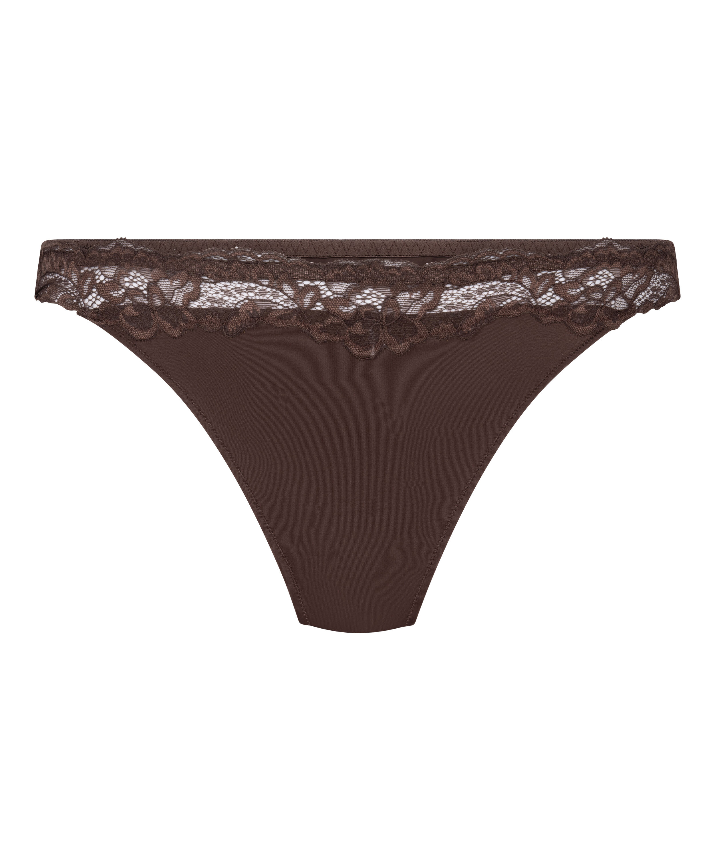 Stringi Lace & Shine, Brązowy