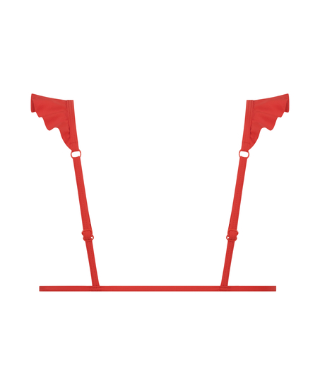 Tr&oacute;jkątny top bikini Sardinia, Czerwony