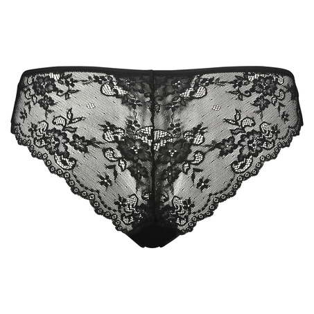 Brazyliany Lace Back, Czarny