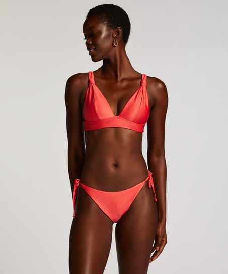 Majtki Bikini Cheeky Tanga Luxe, Czerwony