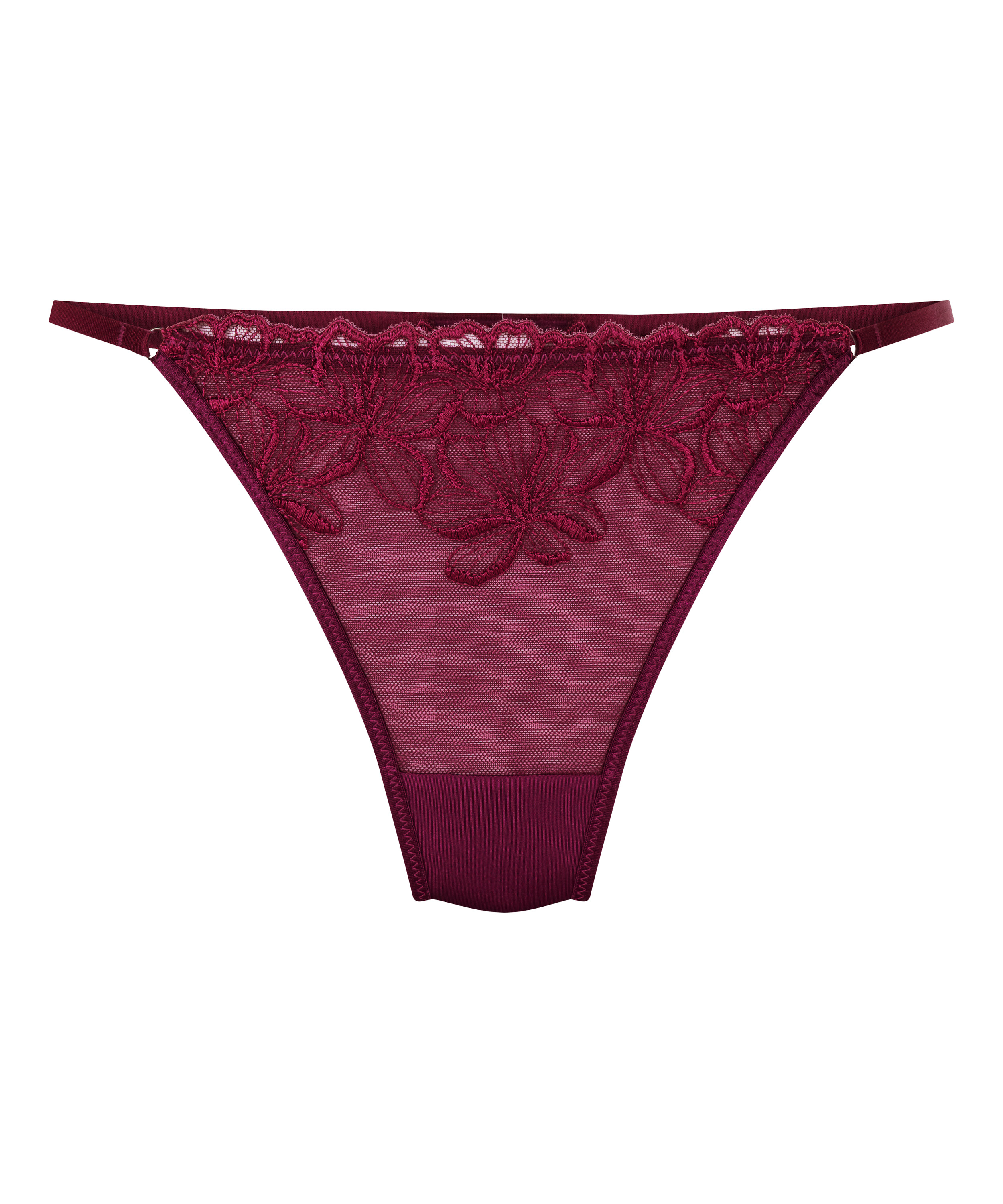 Wysokie majtki typu tanga Margot, Fioletowy, main