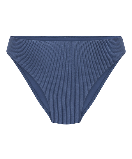 Majtki Bikini Wysoko Krojona Sardinia, Niebieski