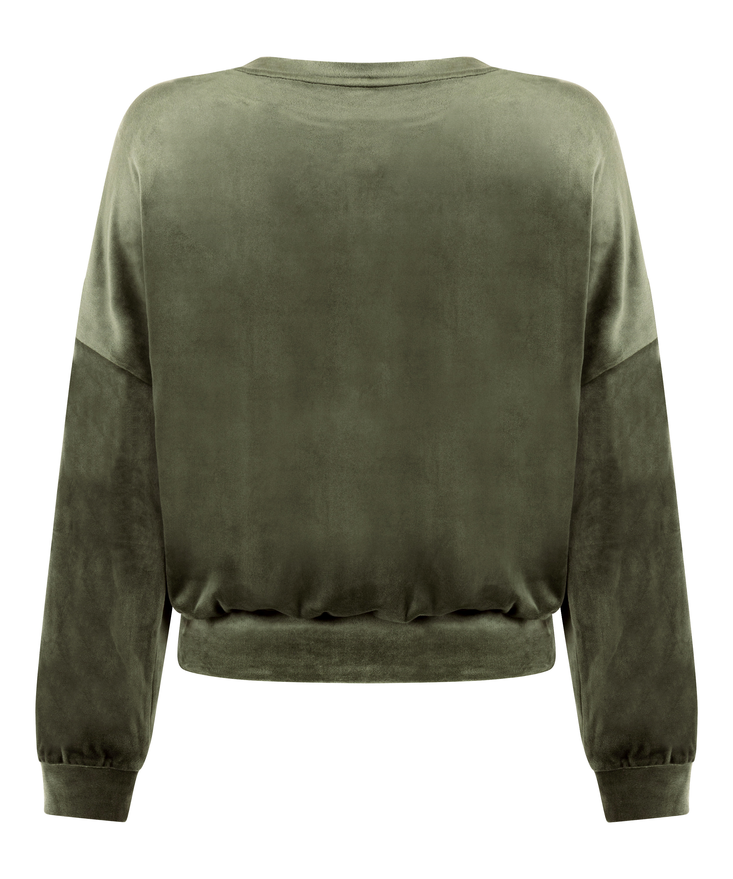 Welurowy top, Zielony, main