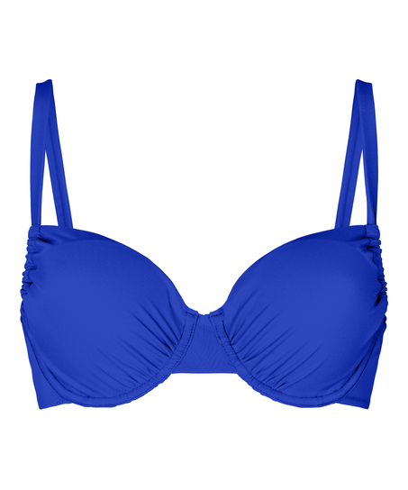 Bardolino Biustonosz Bikini z Fiszbinami i Wyści&oacute;łką, Niebieski