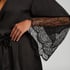 Kimono Satin Lace, Czarny