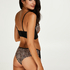 Roxy Brazilian Animal Print, Czarny
