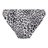Figi Bikini Highleg Leopard, Czarny