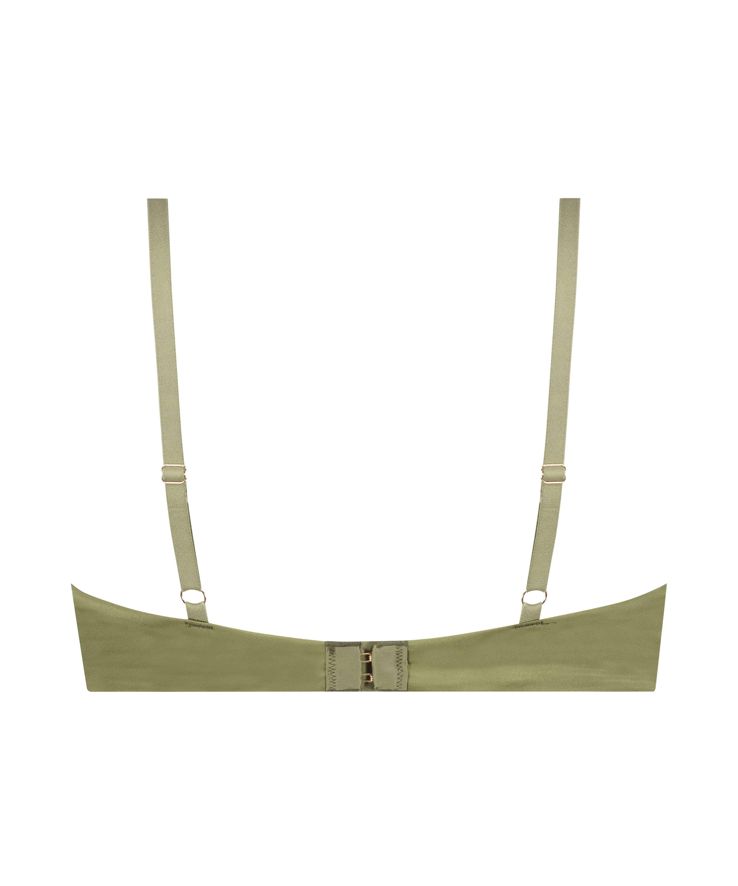 Nieuformowany biustonosz z fiszbinami Cecile, Zielony, main