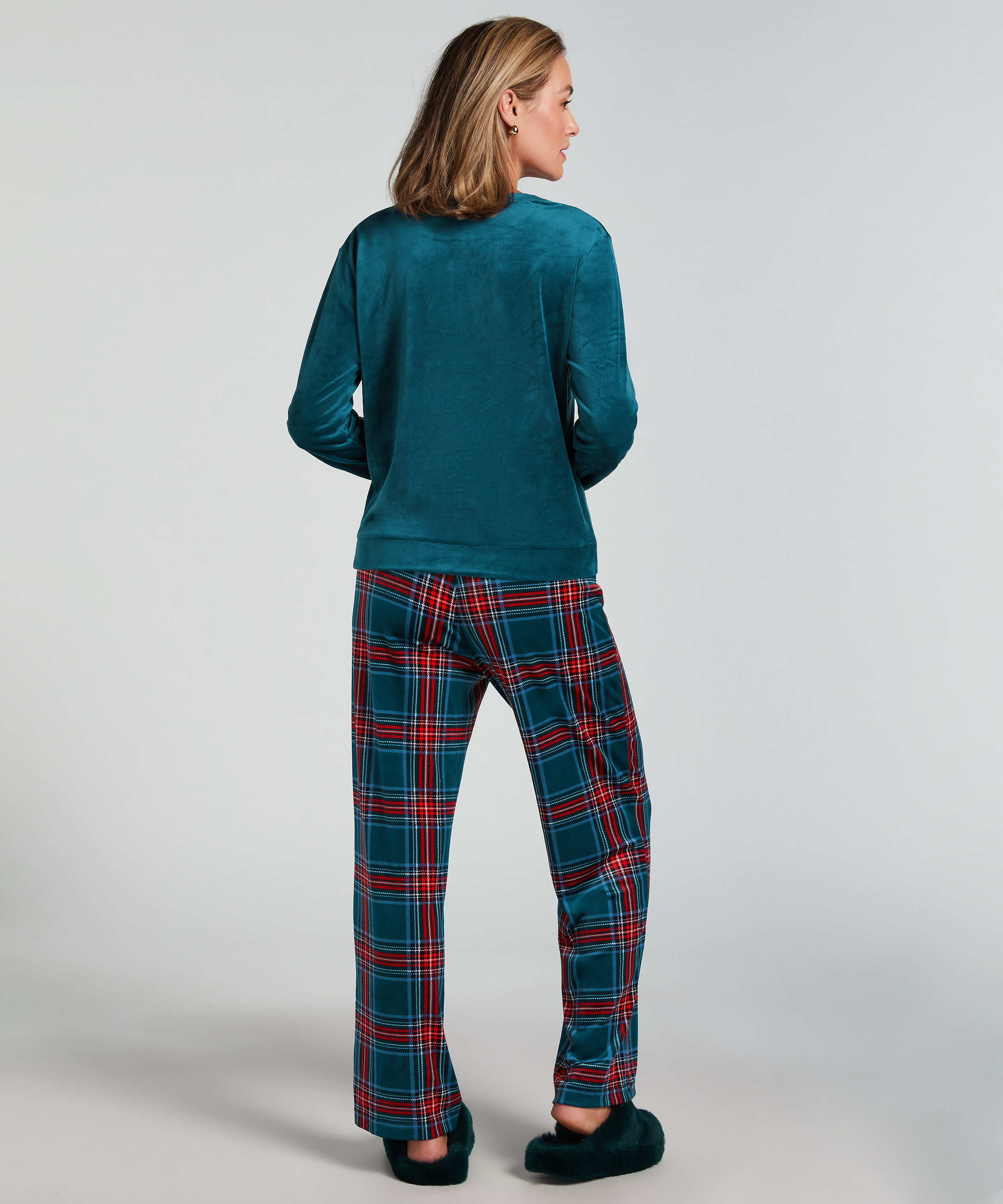 Piżama z torbą, Niebieski, main