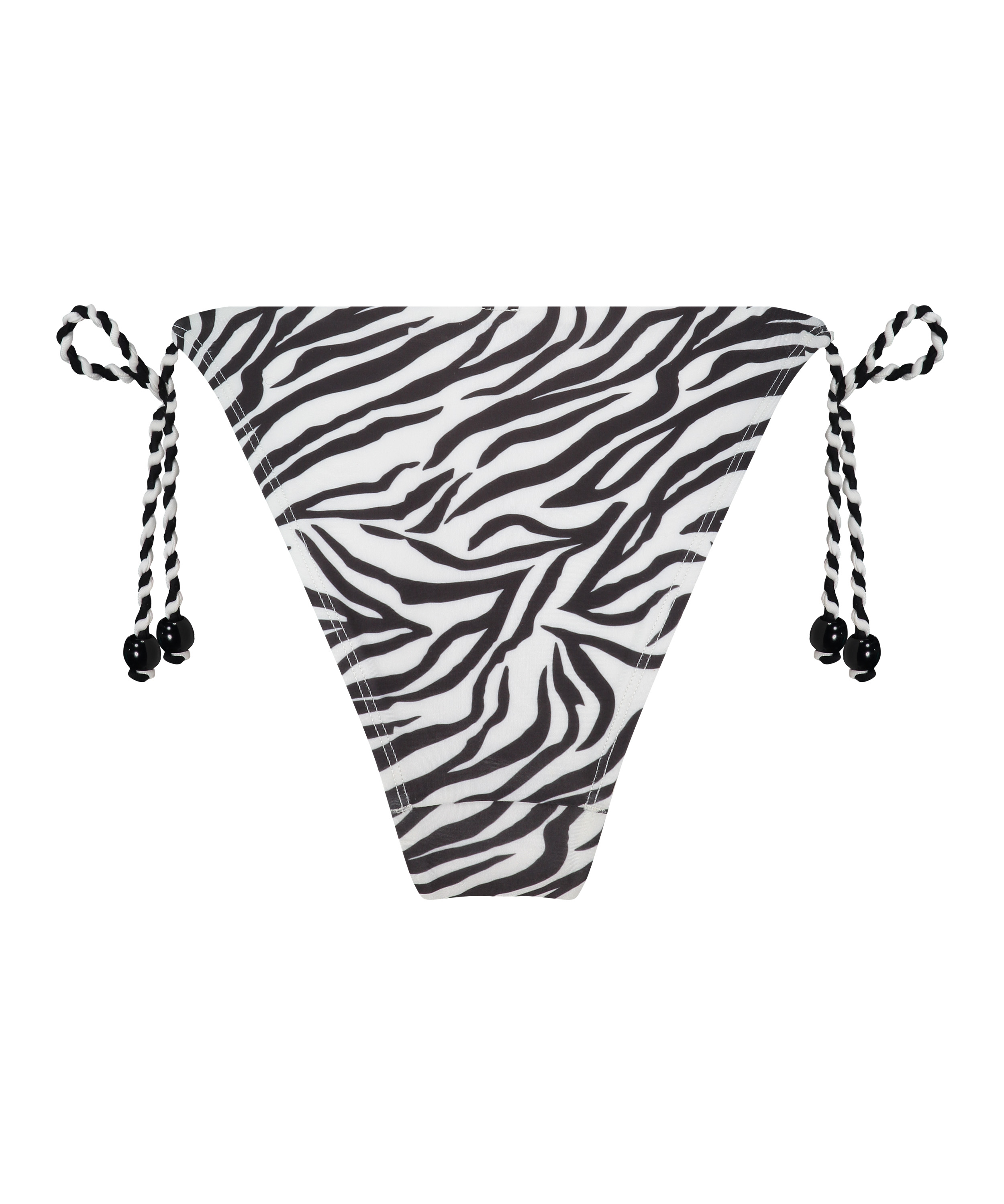 Majtki Bikini Cheeky Tanga Doha Zebra, Biały, main