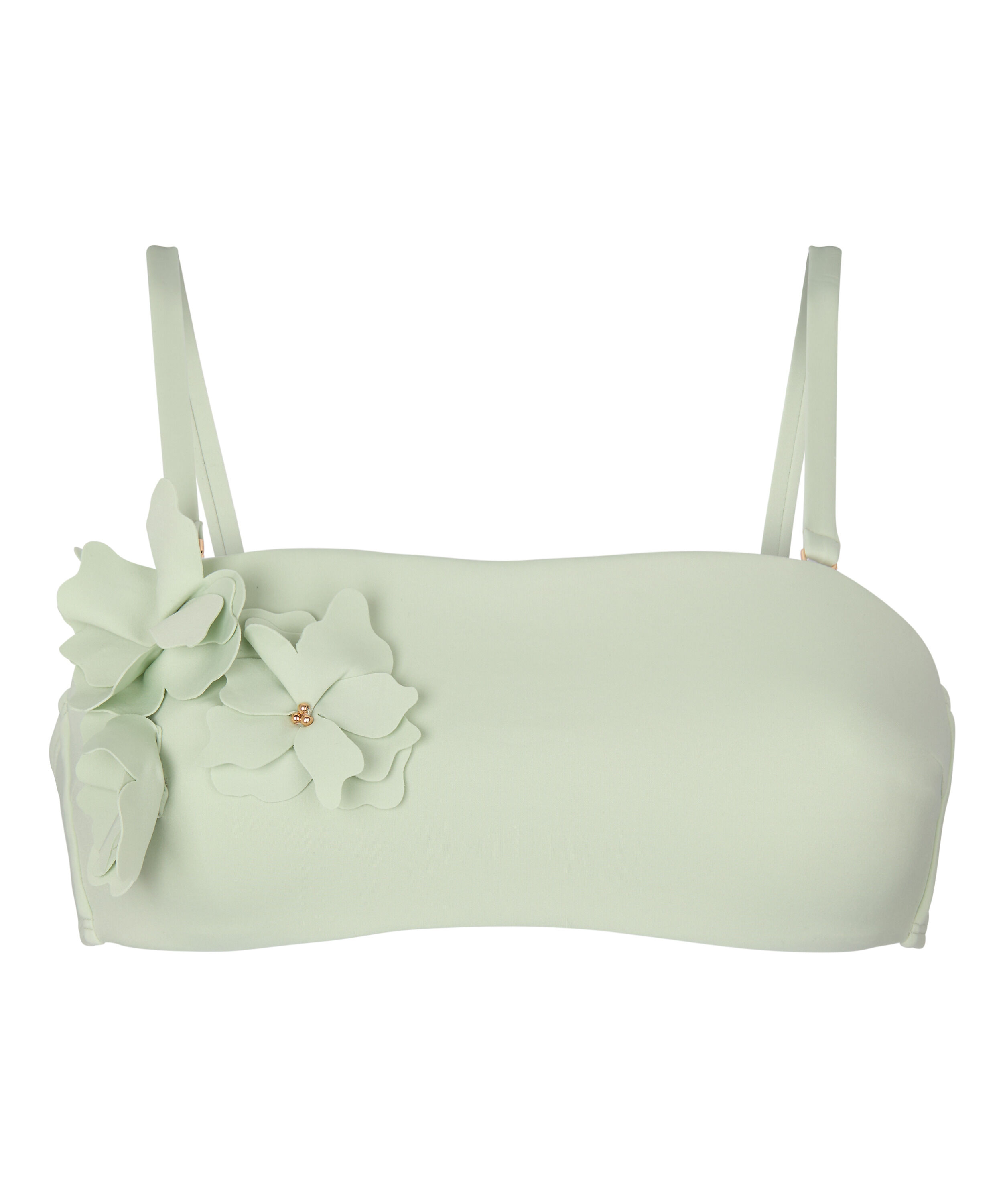 G&oacute;ra od Bikini Bandeau Tulum, Zielony