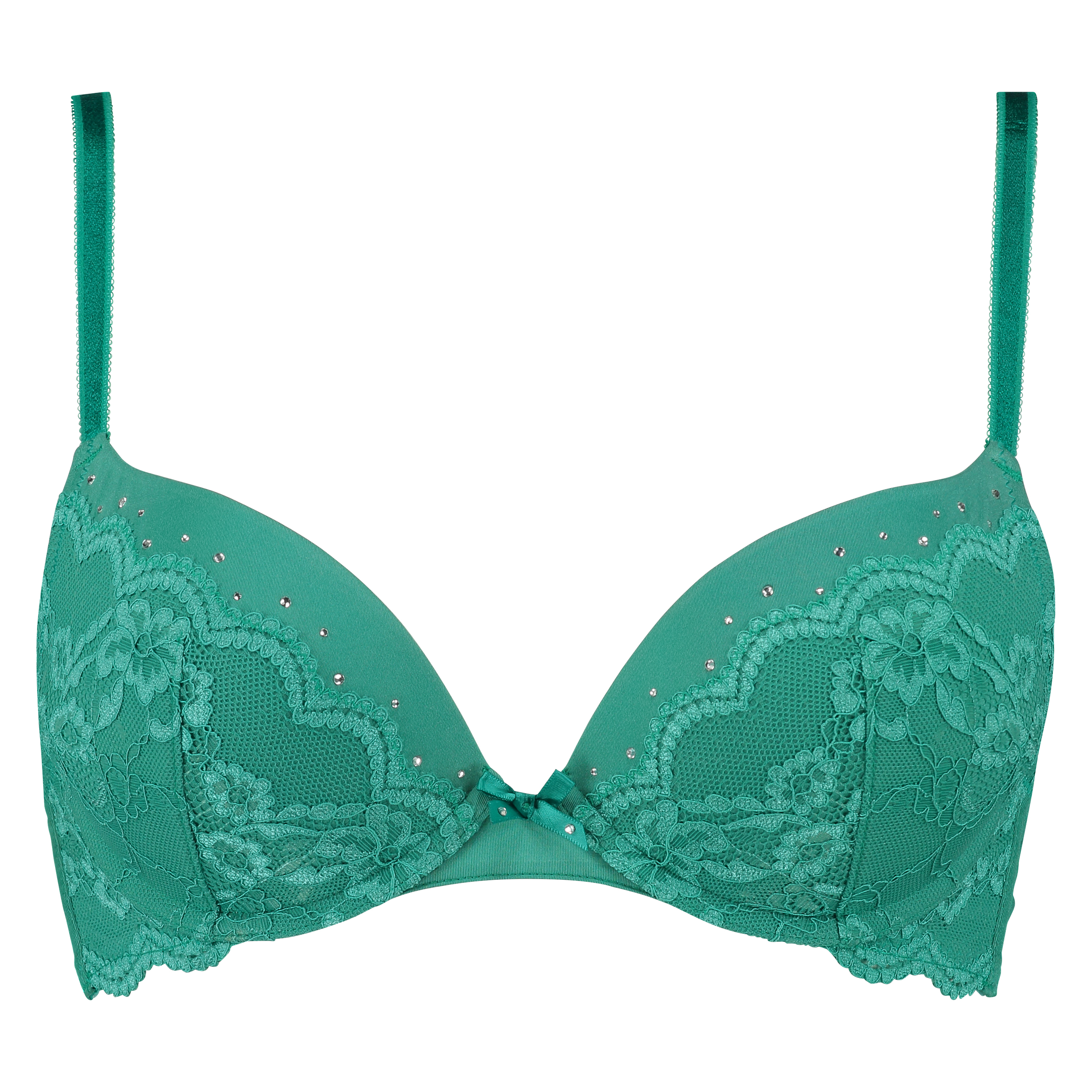 Padded underwired push-up bra Julia, Niebieski, main