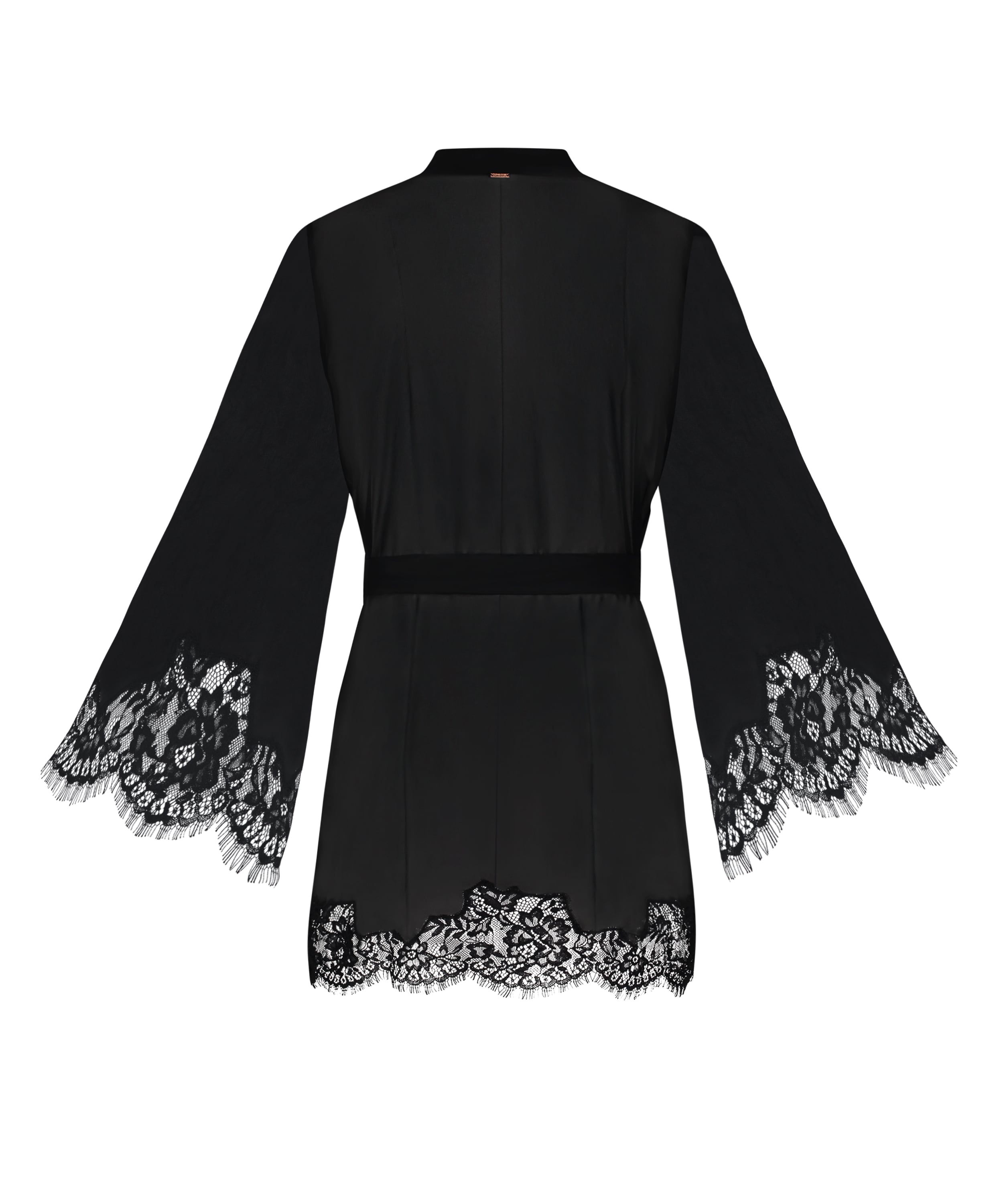Satynowe kimono, Czarny, main