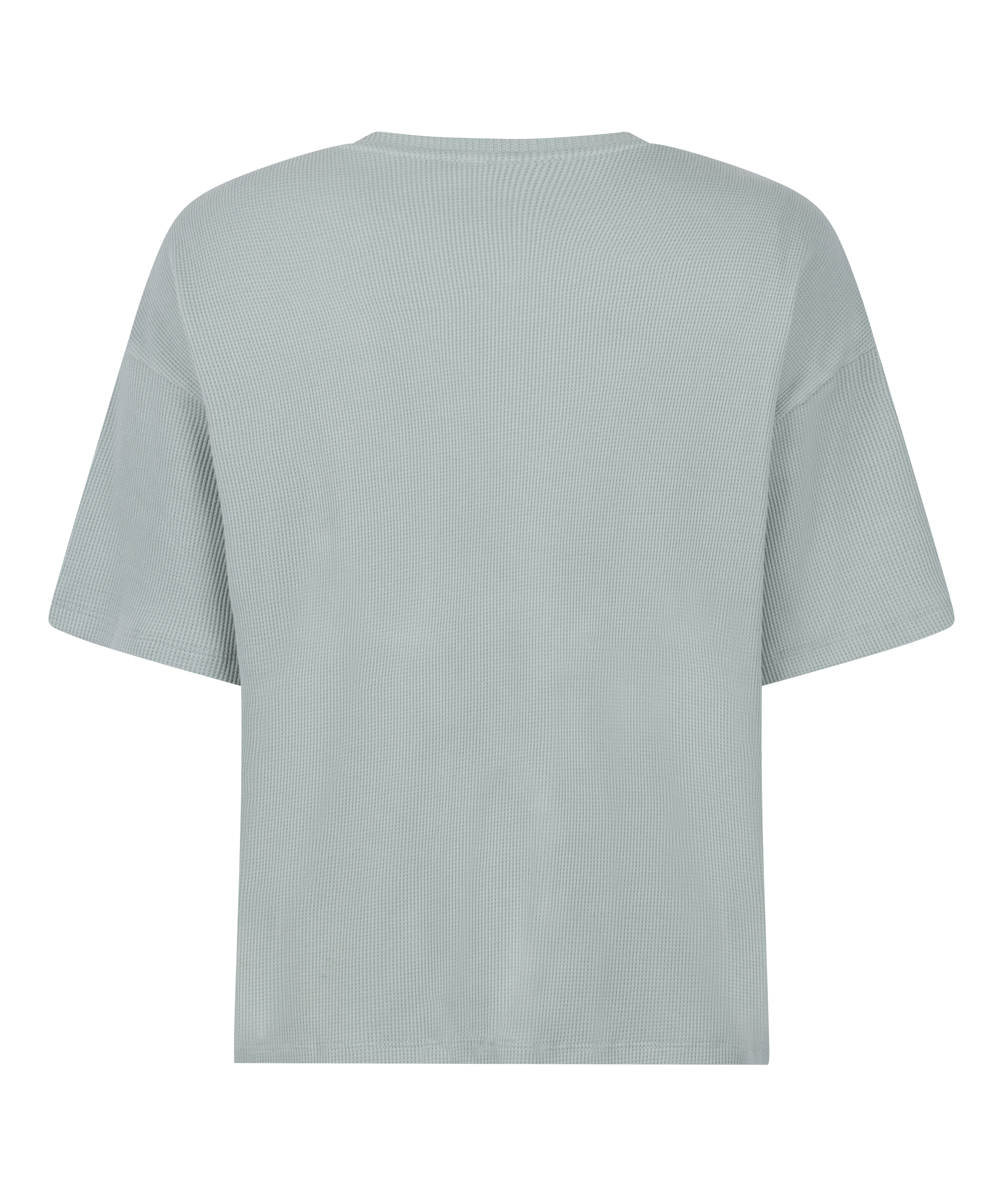 Pyjama Top Waffle, Zielony, main