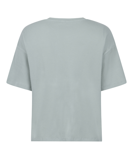 Pyjama Top Waffle, Zielony