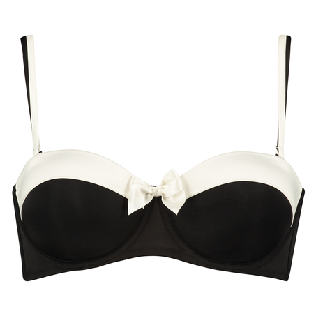 Padded underwired bra Dide, Czarny