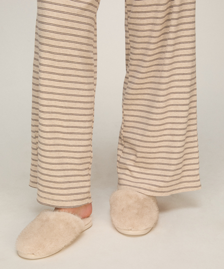 Kapcie Faux Fur, Szary