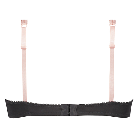 Biustonosz usztywniany z fiszbinami Secret Lace, Szary