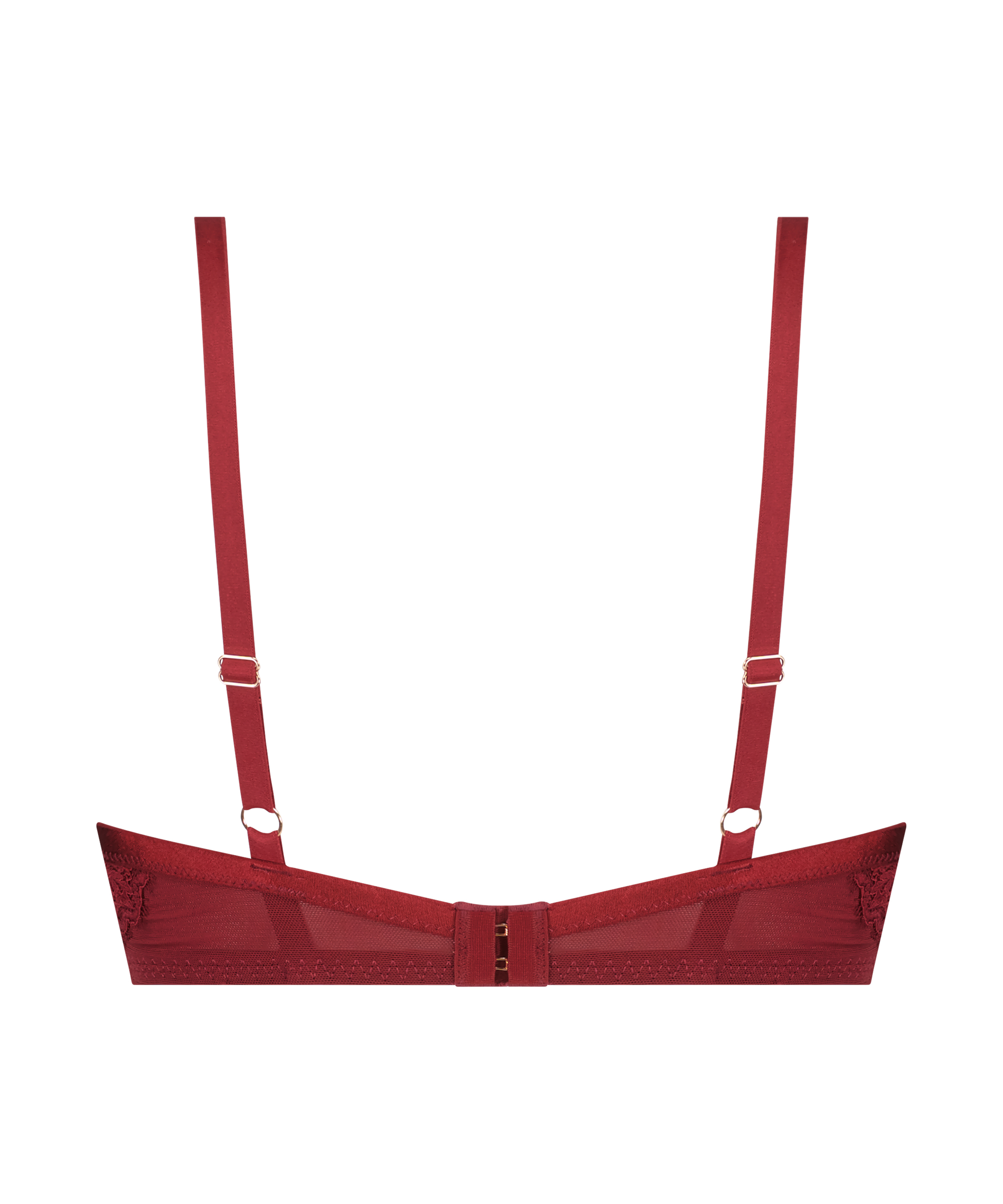 Lucy biustonosz z wkładkami i fiszbinami, Czerwony, main