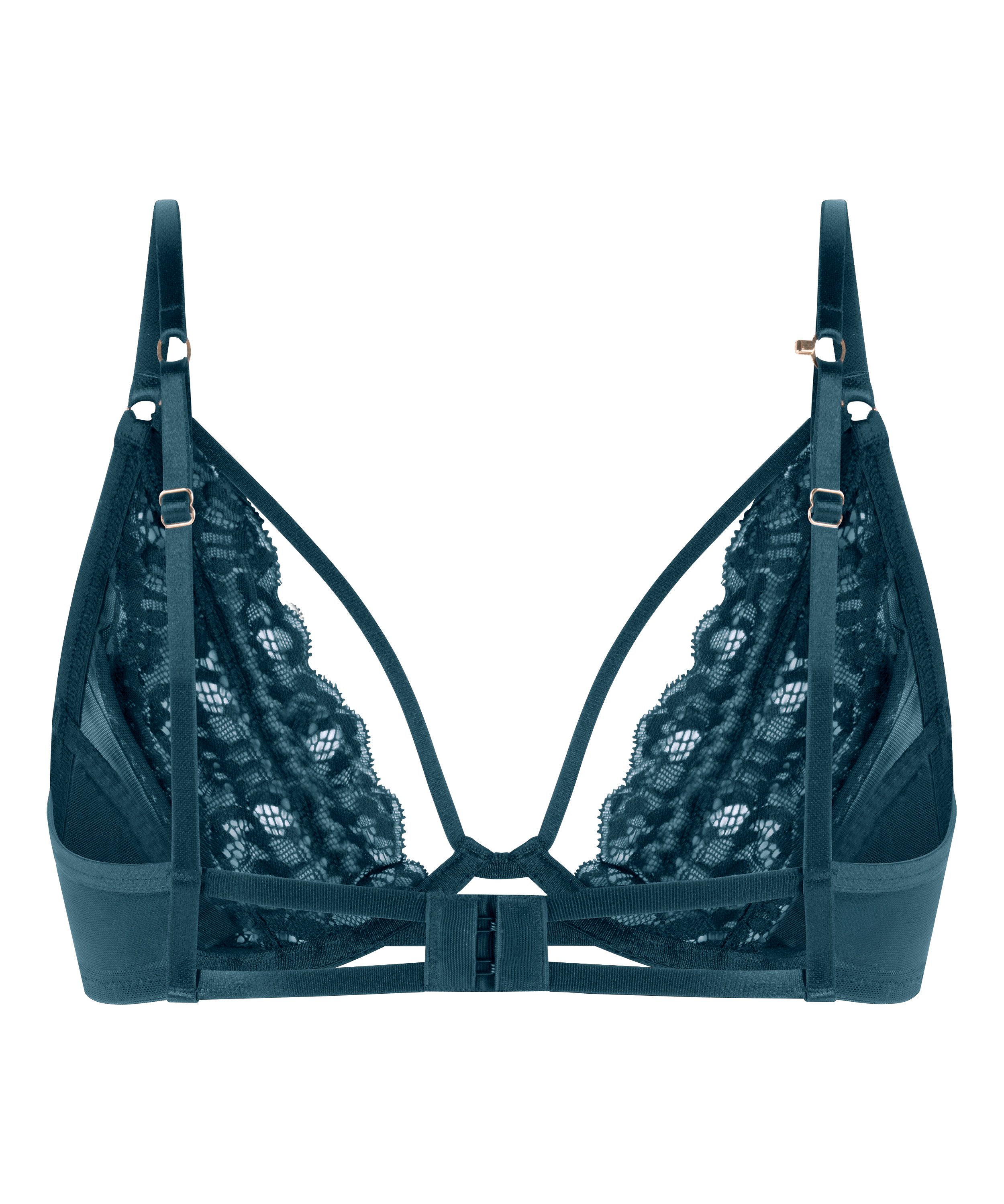 Nieusztywniany biustonosz z fiszbinami Cinnamon, Niebieski, main